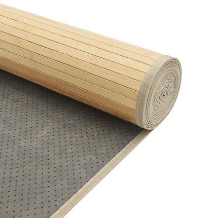Matta rektangulär ljus naturlig 60x500 cm bambu