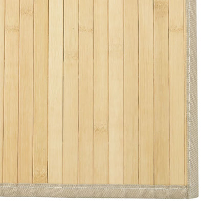 Matta rektangulär ljus naturlig 60x500 cm bambu