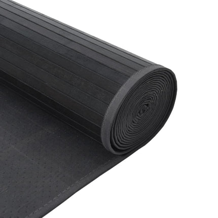Matta rektangulär grå 60x500 cm bambu