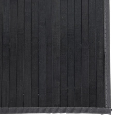 Matta rektangulär grå 70x100 cm bambu
