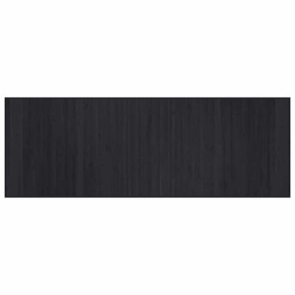 Matta rektangulär svart 70x200 cm bambu