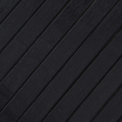 Matta rektangulär svart 70x200 cm bambu