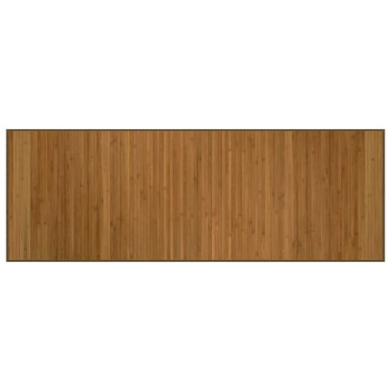 Matta rektangulär brun 70x200 cm bambu