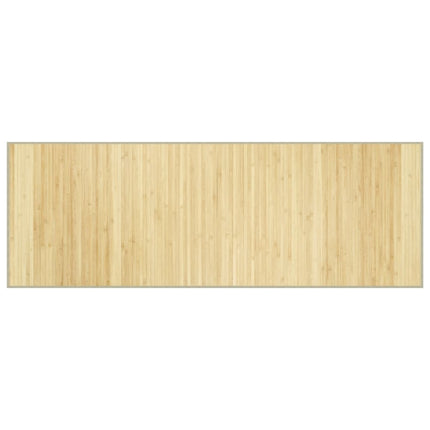 Matta rektangulär ljus naturlig 70x200 cm bambu
