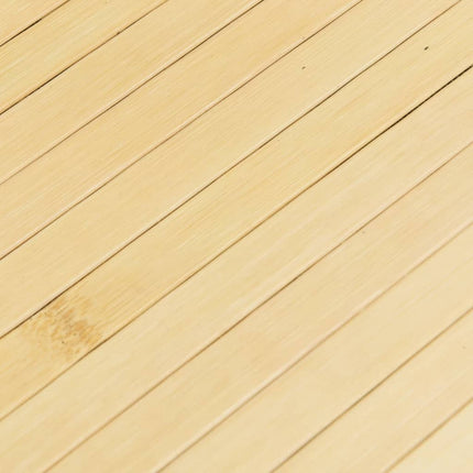 Matta rektangulär ljus naturlig 70x200 cm bambu
