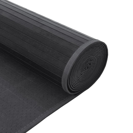 Matta rektangulär grå 70x200 cm bambu