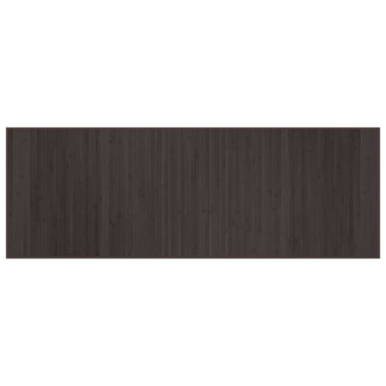 Matta rektangulär mörkbrun 70x200 cm bambu