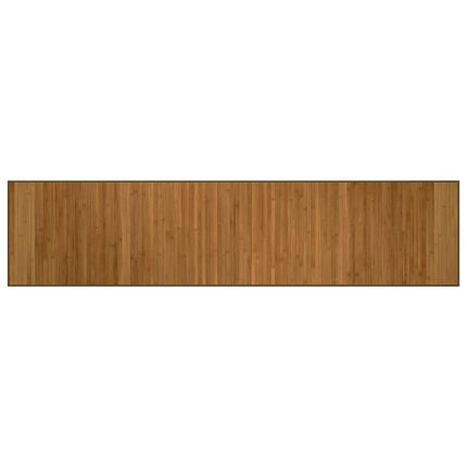 Matta rektangulär brun 70x300 cm bambu