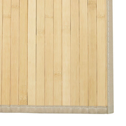 Matta rektangulär ljus naturlig 70x300 cm bambu