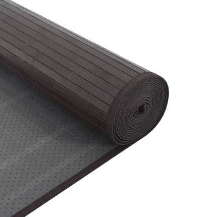 Matta rektangulär mörkbrun 70x300 cm bambu