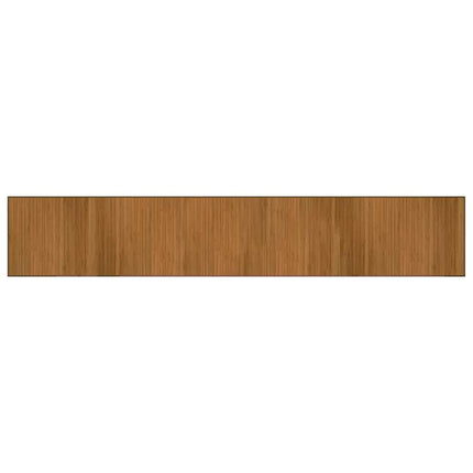 Matta rektangulär brun 70x400 cm bambu