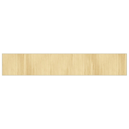 Matta rektangulär ljus naturlig 70x400 cm bambu
