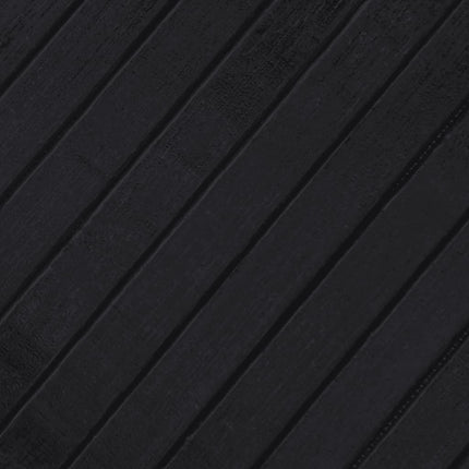 Matta rektangulär svart 70x500 cm bambu