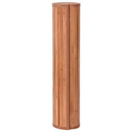 Matta rektangulär brun 70x500 cm bambu