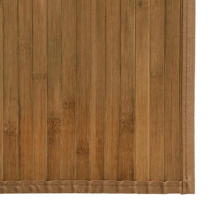 Matta rektangulär brun 70x500 cm bambu