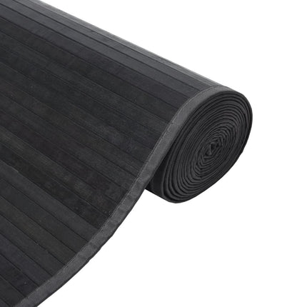 Matta rektangulär grå 70x500 cm bambu