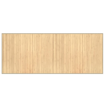 Matta rektangulär ljus naturlig 80x200 cm bambu