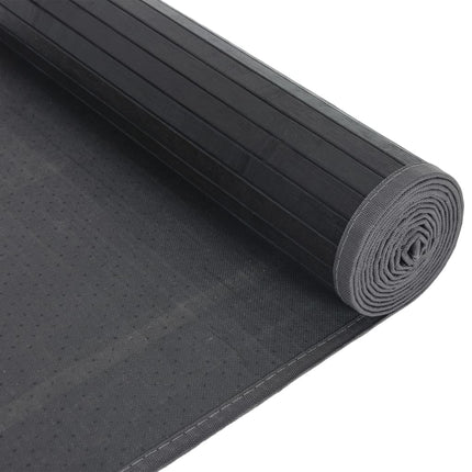 Matta rektangulär grå 80x200 cm bambu