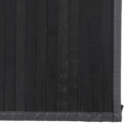 Matta rektangulär grå 80x200 cm bambu