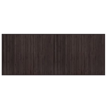 Matta rektangulär mörkbrun 80x200 cm bambu