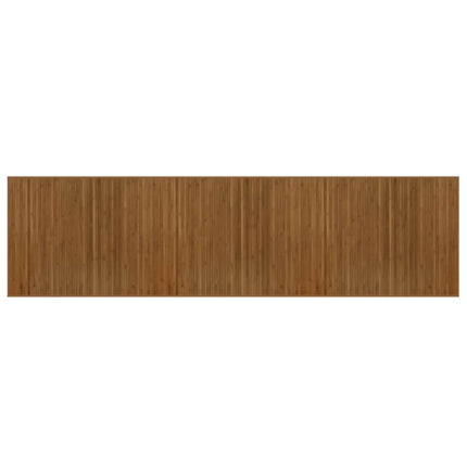 Matta rektangulär brun 80x300 cm bambu