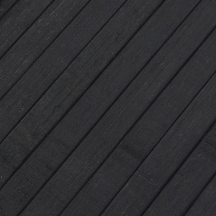 Matta rektangulär grå 80x300 cm bambu
