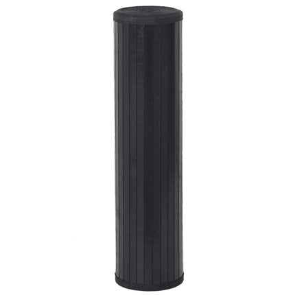 Matta rektangulär svart 80x400 cm bambu