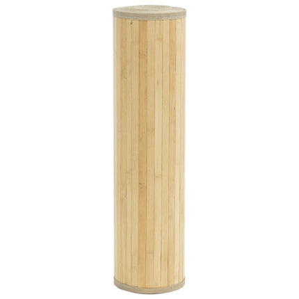 Matta rektangulär ljus naturlig 80x400 cm bambu