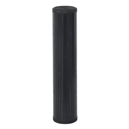 Matta fyrkantig svart 100x100 cm bambu
