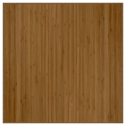 Matta fyrkantig brun 100x100 cm bambu