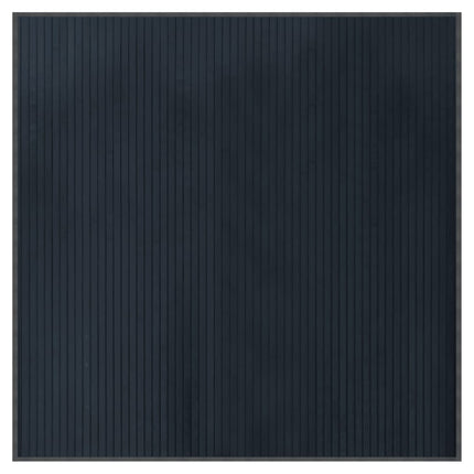 Matta fyrkantig grå 100x100 cm bambu