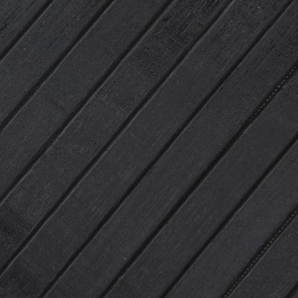 Matta rektangulär grå 100x200 cm bambu