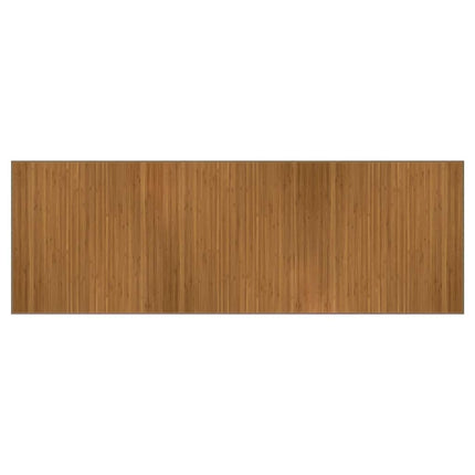 Matta rektangulär brun 100x300 cm bambu