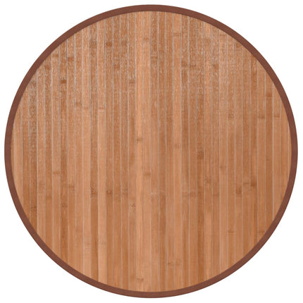 Matta rund natur 60 cm bambu