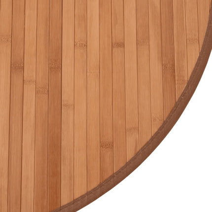 Matta rund natur 60 cm bambu