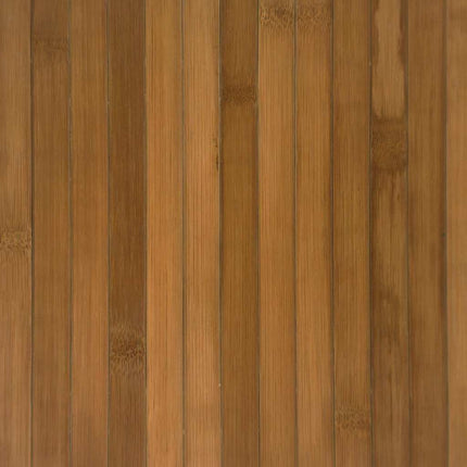 Matta rund brun 60 cm bambu