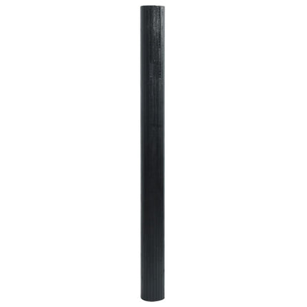 Rumsavdelare svart bredd 250 cm höjd 165 cm bambu