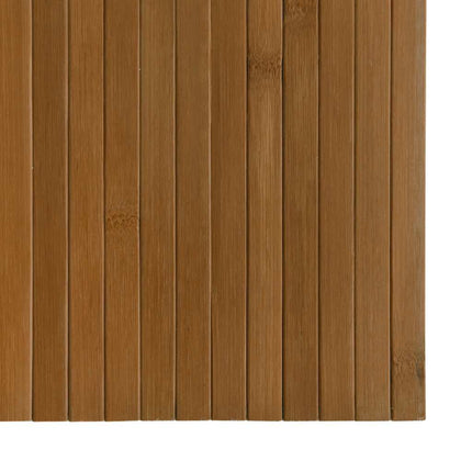 Rumsavdelare brun bredd 250 cm höjd 165 cm bambu