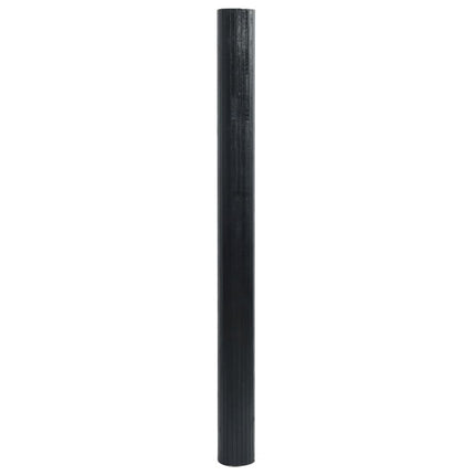Rumsavdelare svart bredd 400 cm höjd 165 cm bambu