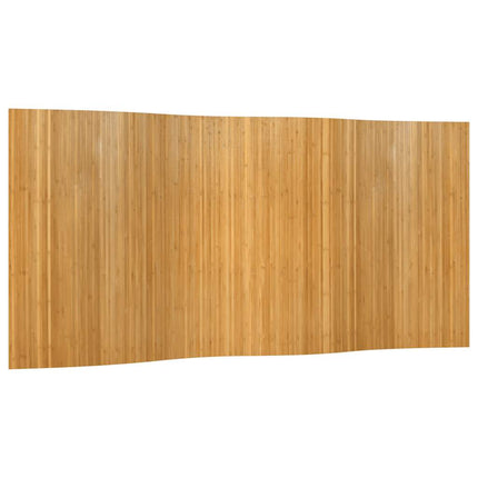 Rumsavdelare naturlig bredd 400 cm höjd 165 cm bambu