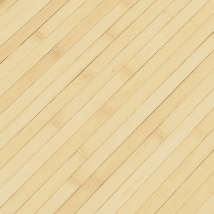 Rumsavdelare ljus naturlig bredd 400 cm höjd 165 cm bambu
