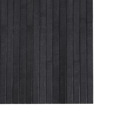 Rumsavdelare grå bredd 400 cm höjd 165 cm bambu