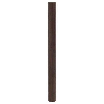 Rumsavdelare mörkbrun bredd 600 cm höjd 165 cm bambu