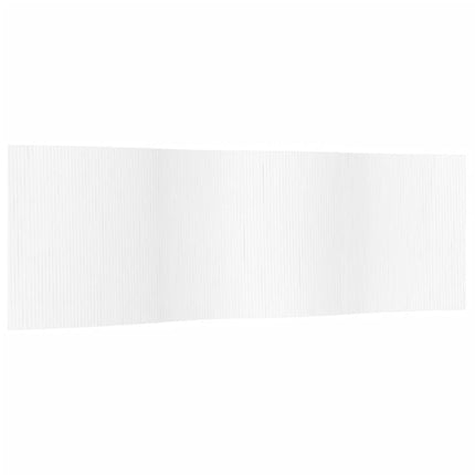 Rumsavdelare vit bredd 600 cm höjd 165 cm bambu