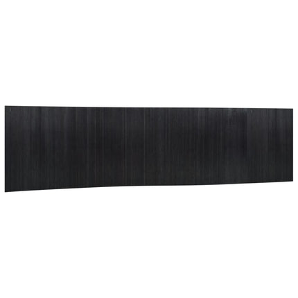 Rumsavdelare svart bredd 800 cm höjd 165 cm bambu
