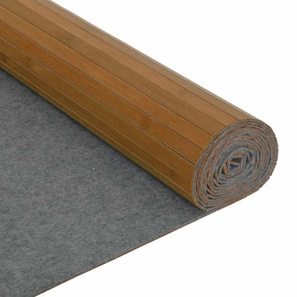 Rumsavdelare brun bredd 800 cm höjd 165 cm bambu
