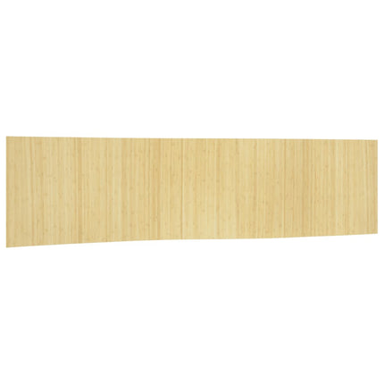 Rumsavdelare ljus naturlig bredd 800 cm höjd 165 cm bambu