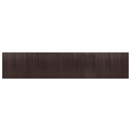 Rumsavdelare mörkbrun bredd 800 cm höjd 165 cm bambu