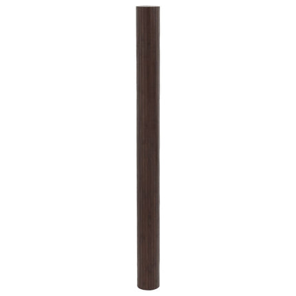 Rumsavdelare mörkbrun bredd 800 cm höjd 165 cm bambu