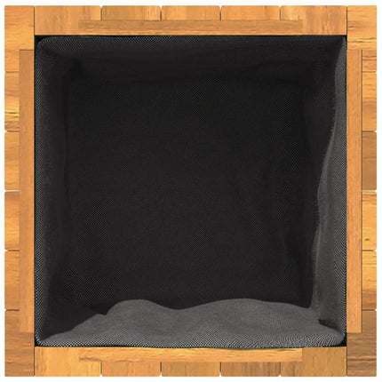 Odlingslåda 25x25x25 cm massivt akaciaträ